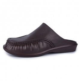 Men's Slip-on Mules, Casual Walking Slippers Outdoor, Backless Loafers, Open Back Shoes