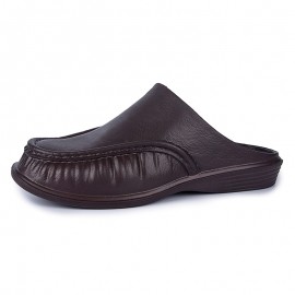 Men's Slip-on Mules, Casual Walking Slippers Outdoor, Backless Loafers, Open Back Shoes