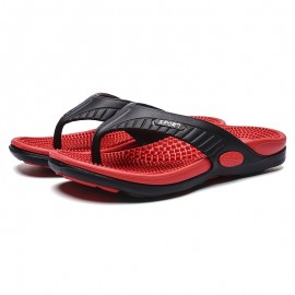 Men Acupressure Massage Reflexology Flip Flops Shock Absorption Lightweight Non Slip Thong Sandals For Indoor Outdoor Beach Summer
