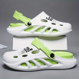 Men's Slide Sandals, Casual Non Slip Open Toe Shoes For Outdoor Beach, Spring And Summer