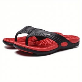 Men's Massage Non-Slip Slides, Comfortable Quick-Drying Slides For Indoor Outdoor Bathroom Beach, Summer