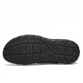 Men's Casual Non-Slip Sandals, Wear-resistant Comfy Beach Shoes, Summer