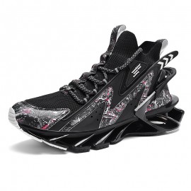 Men's Blade Sneakers, Breathable Shock Absorption Sports Shoes Lightweight Shoes For Jogging Tennis Gym, Walking Sneakers, Athletic Shoes For Youth Teenager, Spring And Summer