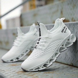 Men's Blade Sneakers Slip-on Sneakers With Shoelaces - Odor-resistant Athletic Shoes - Lightweight And Breathable