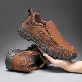 Men's Loafers, Wear-resistant Non-Slip Comfy Casual Shoes, Slip-On Walking Shoes
