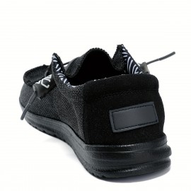 Plus Size Men's Trendy Solid Slip On Loafer Shoes, Comfy Non Slip Casual Soft Sole Shoes For Men's Outdoor Activities